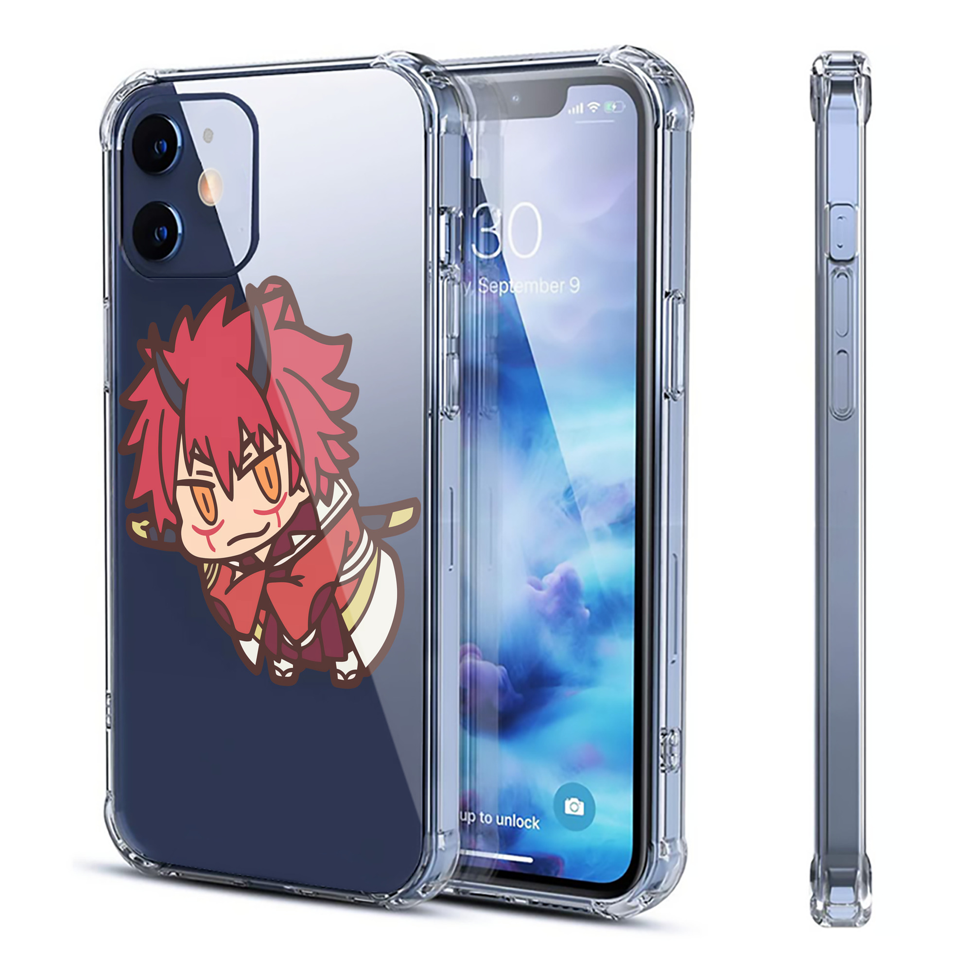 （画像用） 転スラ Regarding Reincarnated to Slime 【iPhone 12シリーズ対応】透明スマホケース（クリアソフトケース）